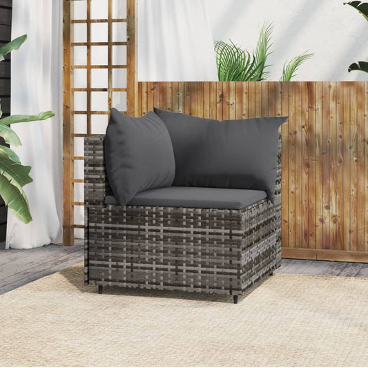 Garten- Mit Kissen Poly Rattan