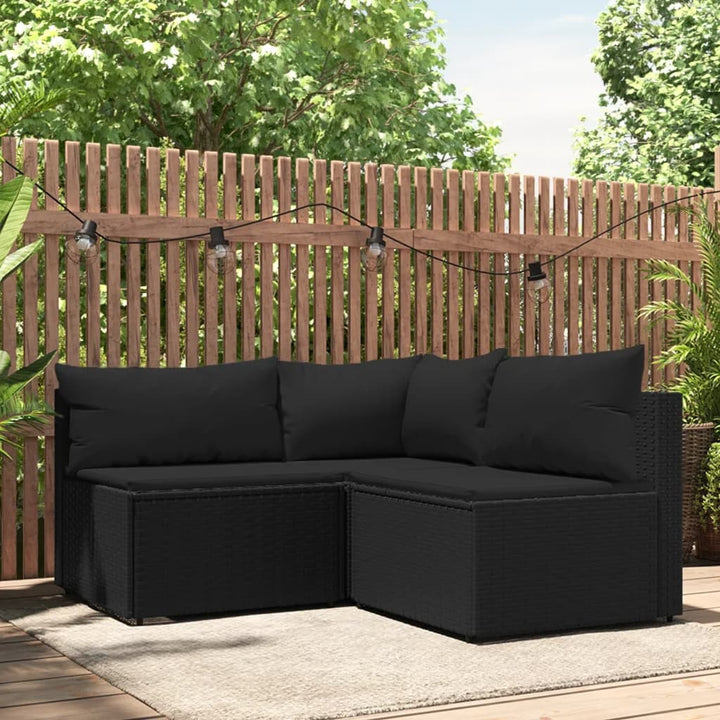 Garten- Mit Kissen Poly Rattan