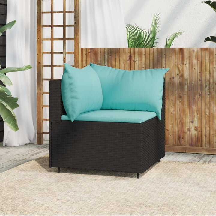 Garten- Mit Kissen Poly Rattan