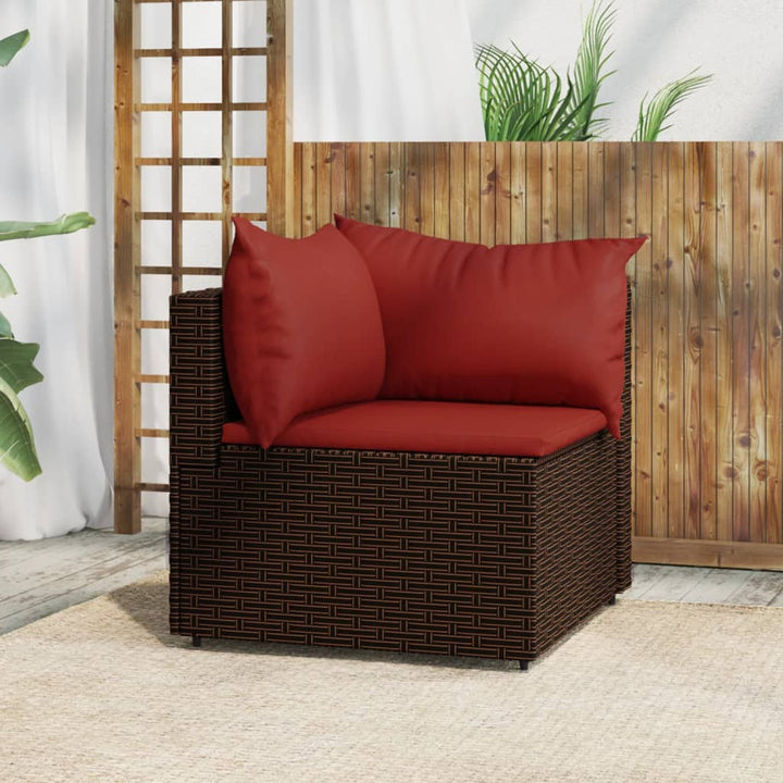 Garten- Mit Kissen Poly Rattan