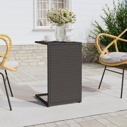 C-Tisch 40X35X60 Cm Poly Rattan