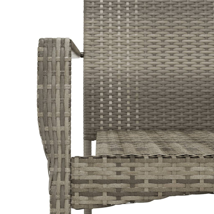 Gartenstühle Mit Kissen 2 Stk. Poly Rattan