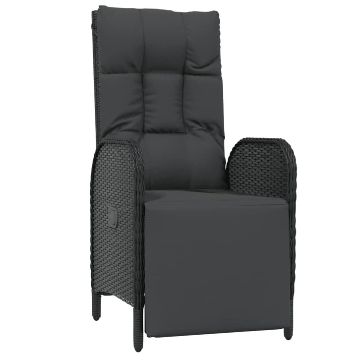 Garten-Relaxstühle 2 Stk. Mit Tisch Poly Rattan