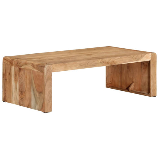 Couchtisch 110X55X35 Cm Massivholz Akazie