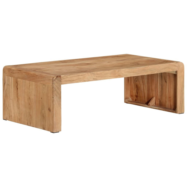 Couchtisch 110X55X35 Cm Massivholz Akazie