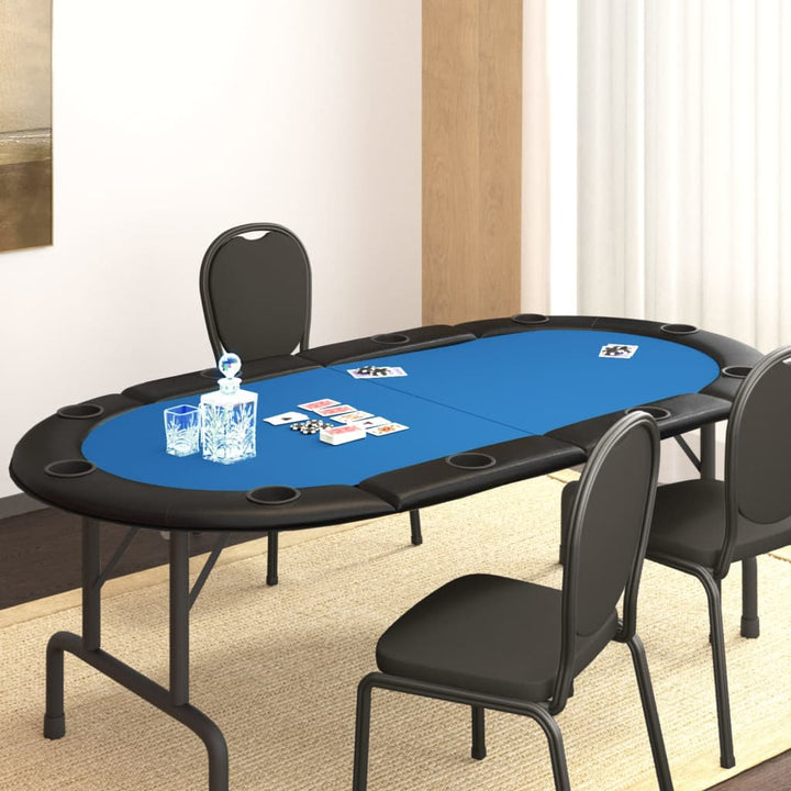 Poker-Tischauflage Klappbar 10 Spieler 208X106X3 Cm