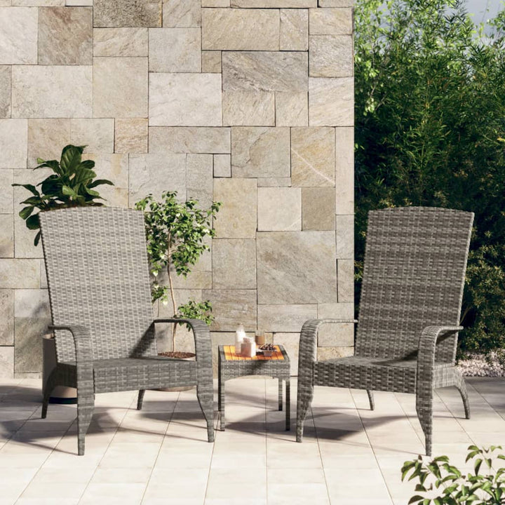 Adirondack-Gartenstuhl Poly Rattan