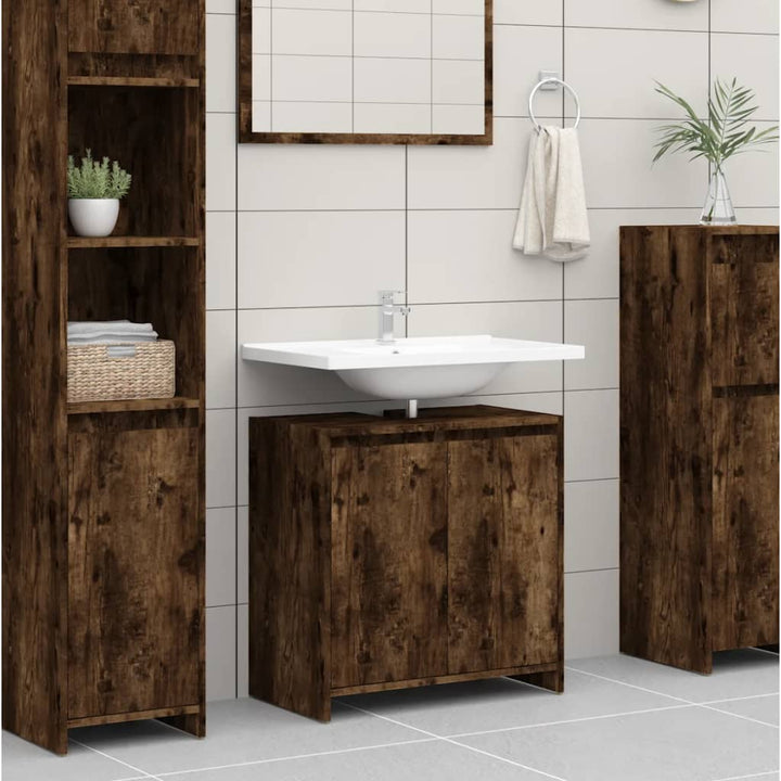 Badezimmerschrank 60X33X61 Cm Holzwerkstoff