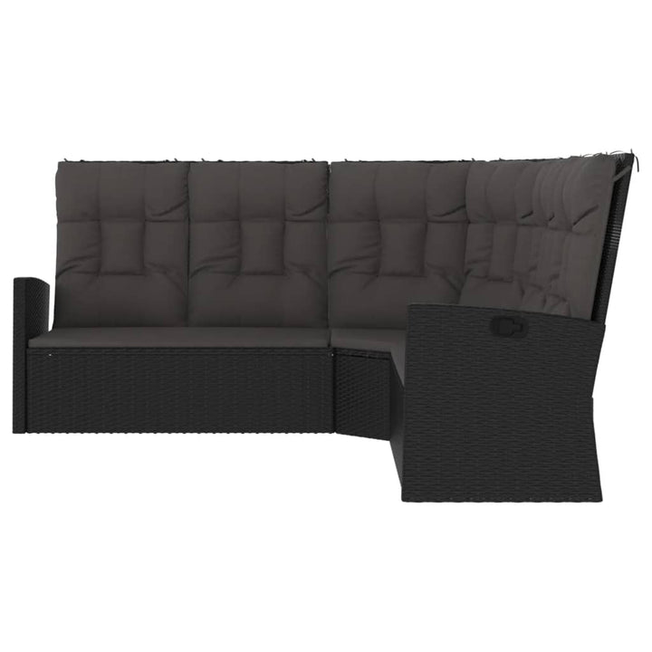 Ecksofa Mit Liegefunktion Und Kissen Poly Rattan