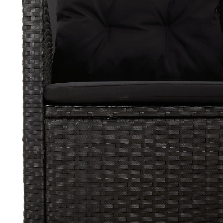 Ecksofa Mit Liegefunktion Und Kissen Poly Rattan