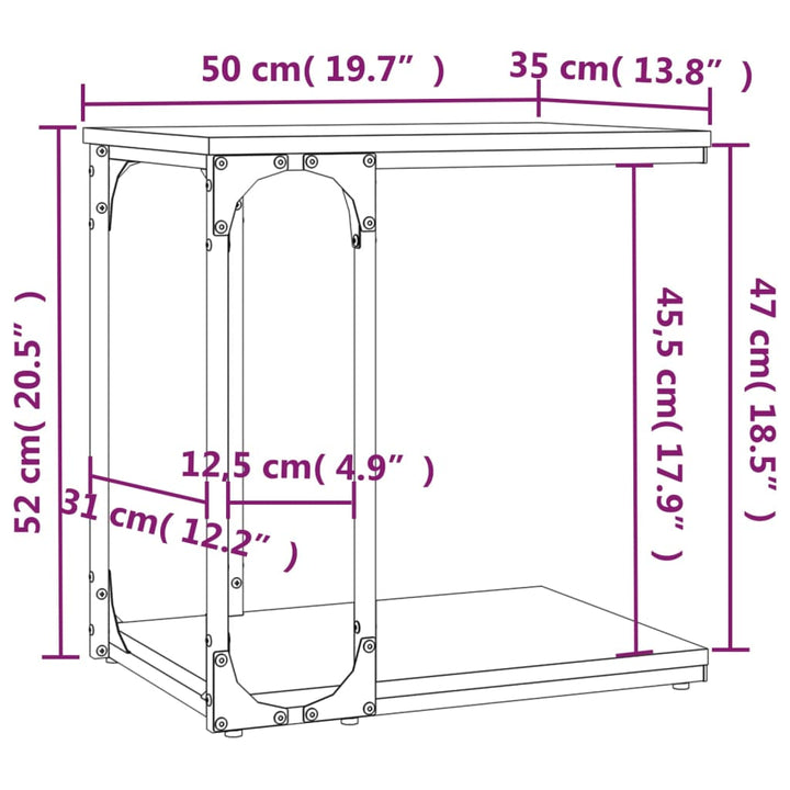 Beistelltisch Holzwerkstoff