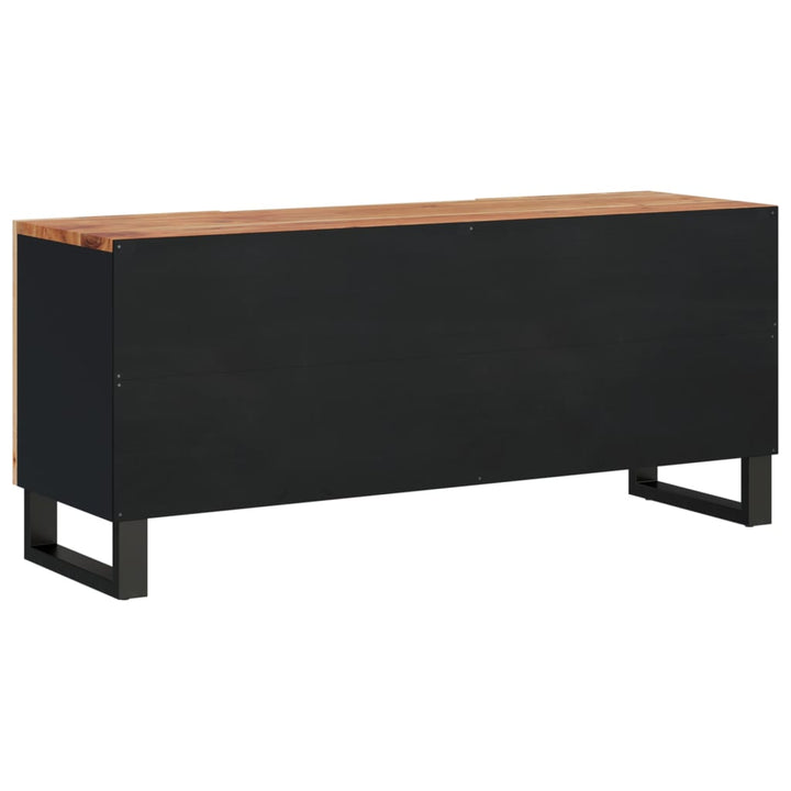 Tv-Schrank 105X33,5X46 Cm Massivholz Akazie & Holzwerkstoff