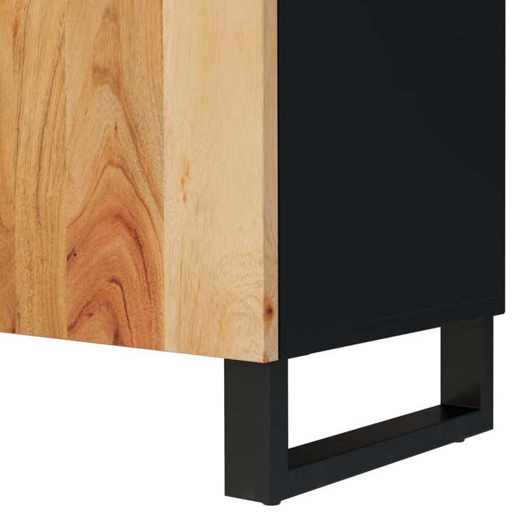 Tv-Schrank 105X33,5X46 Cm Massivholz Akazie & Holzwerkstoff