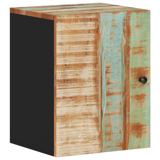 Bad-Wandschrank 38X33X48 Cm Altholz Massiv