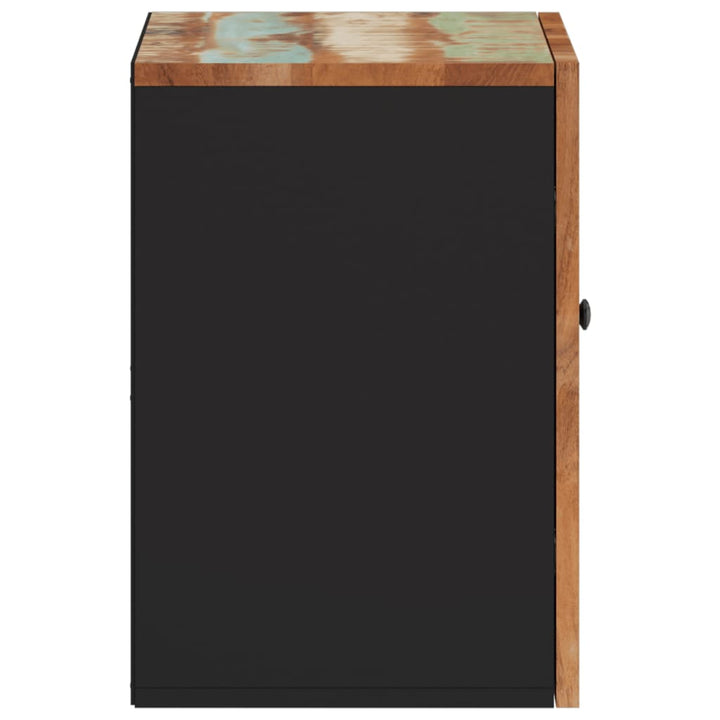 Bad-Wandschrank 38X33X48 Cm Altholz Massiv