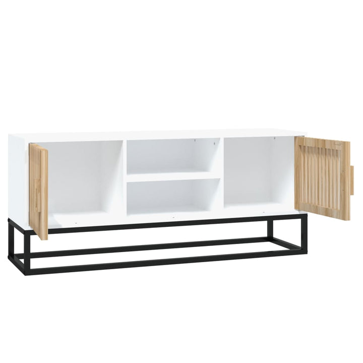 Tv-Schrank 105X30X45 Cm Holzwerkstoff Und Eisen