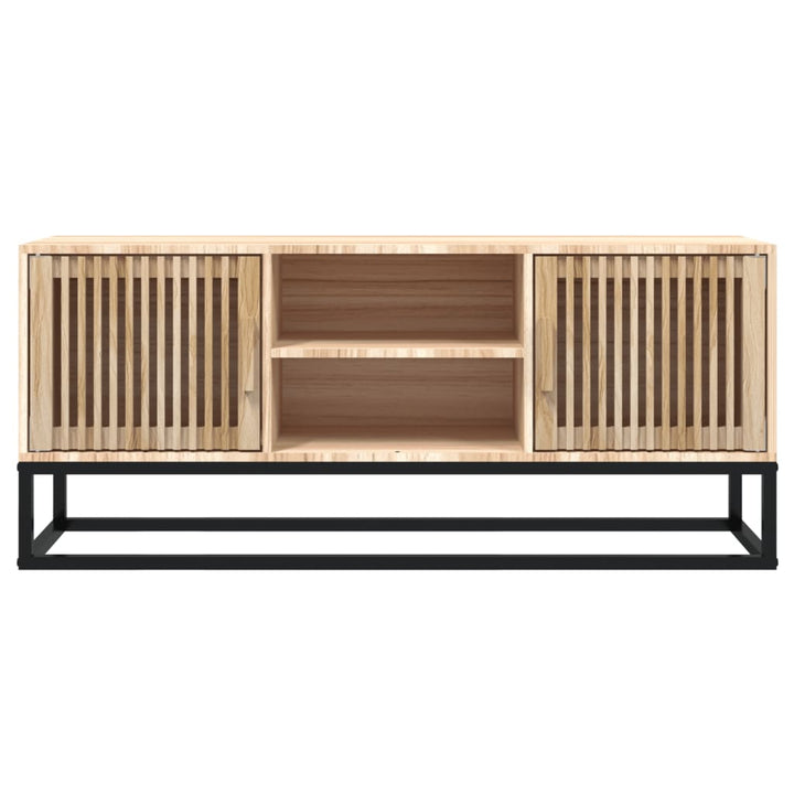 Tv-Schrank 105X30X45 Cm Holzwerkstoff Und Eisen