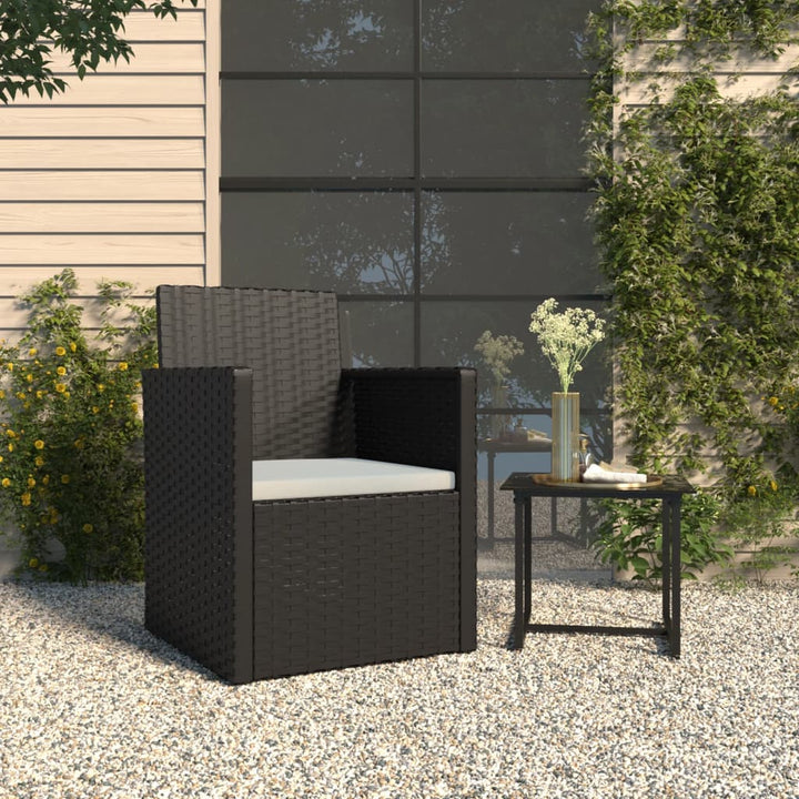 Gartensessel Mit Kissen Poly Rattan