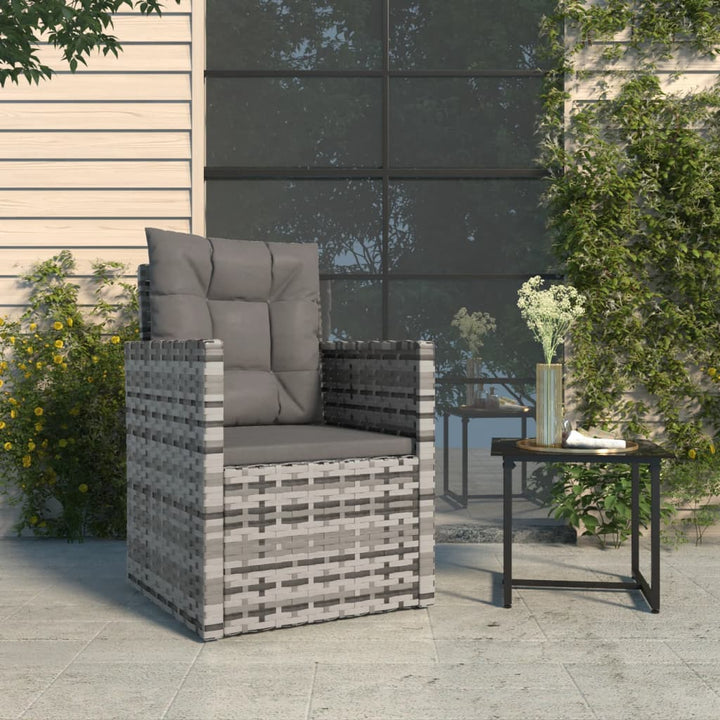 Gartensessel Mit Kissen Poly Rattan