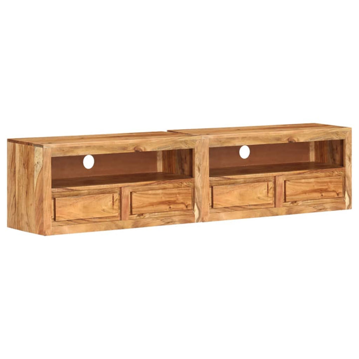 Tv-Schrank 88X30X40 Cm Massivholz