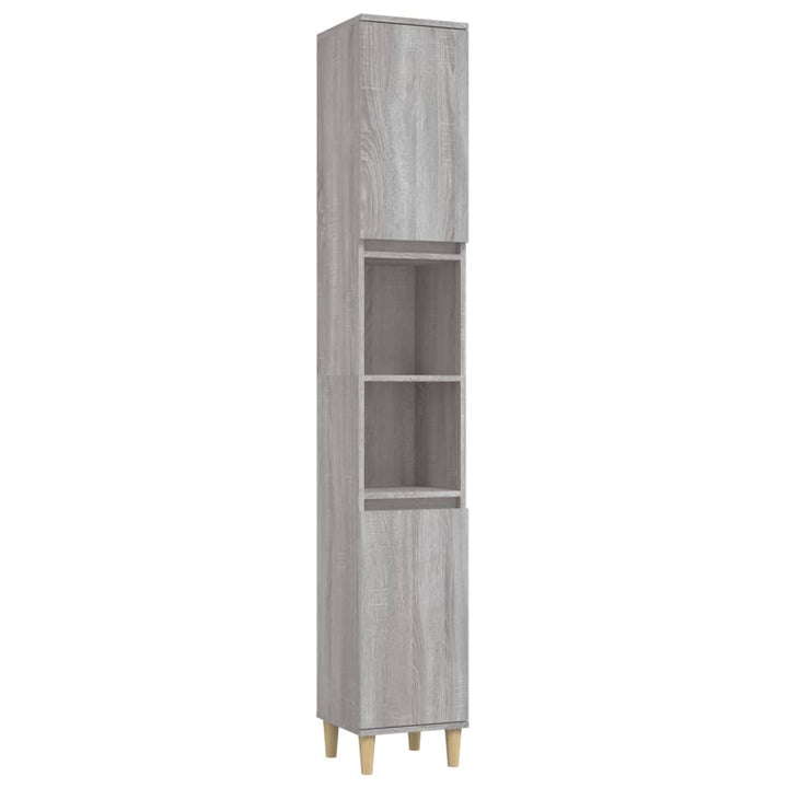 Badschrank 30X30X190 Cm Holzwerkstoff