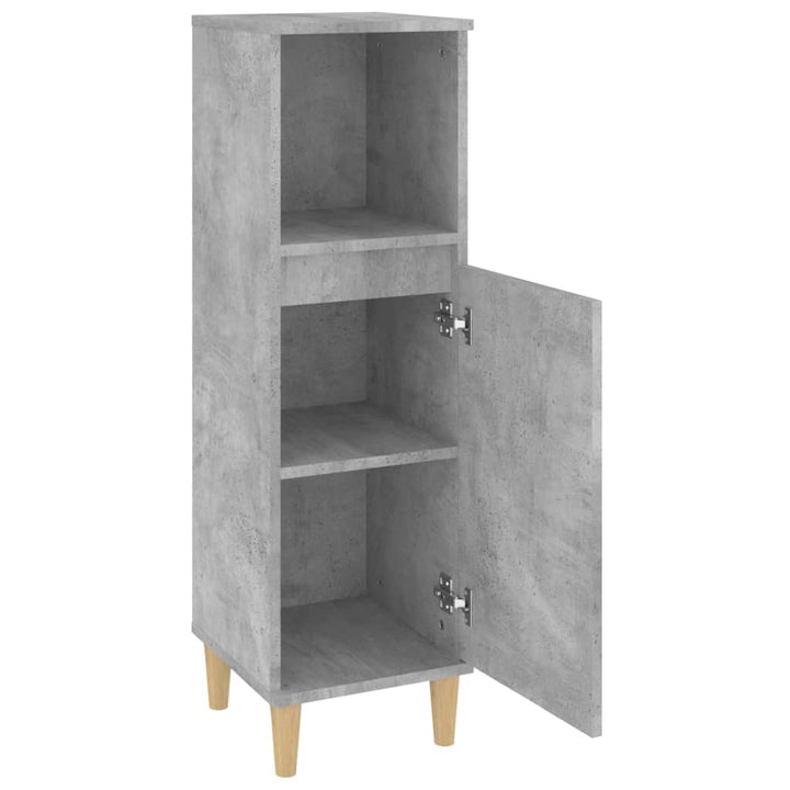 Badschrank 30X30X100 Cm Holzwerkstoff