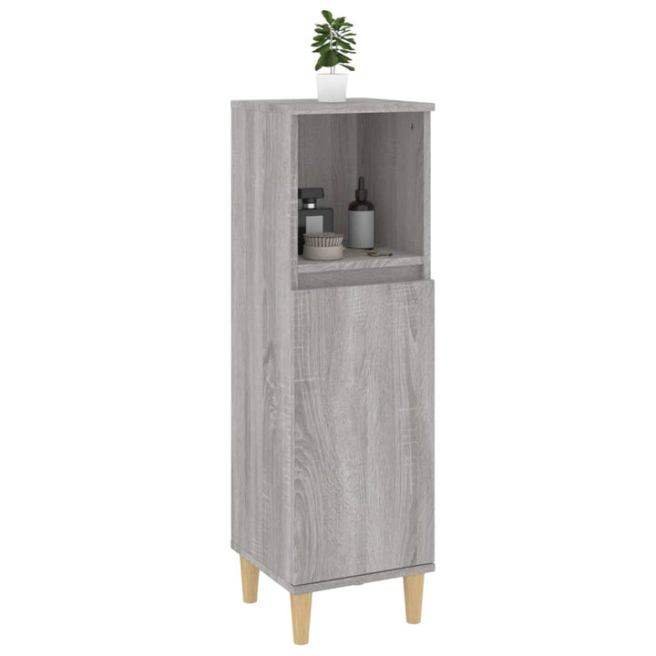 Badschrank 30X30X100 Cm Holzwerkstoff