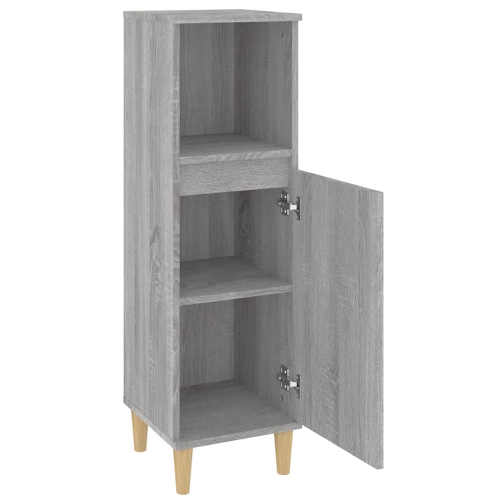 Badschrank 30X30X100 Cm Holzwerkstoff