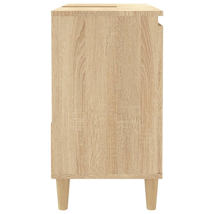 Badschrank Sonoma-Eiche 65X33X60 Cm Holzwerkstoff