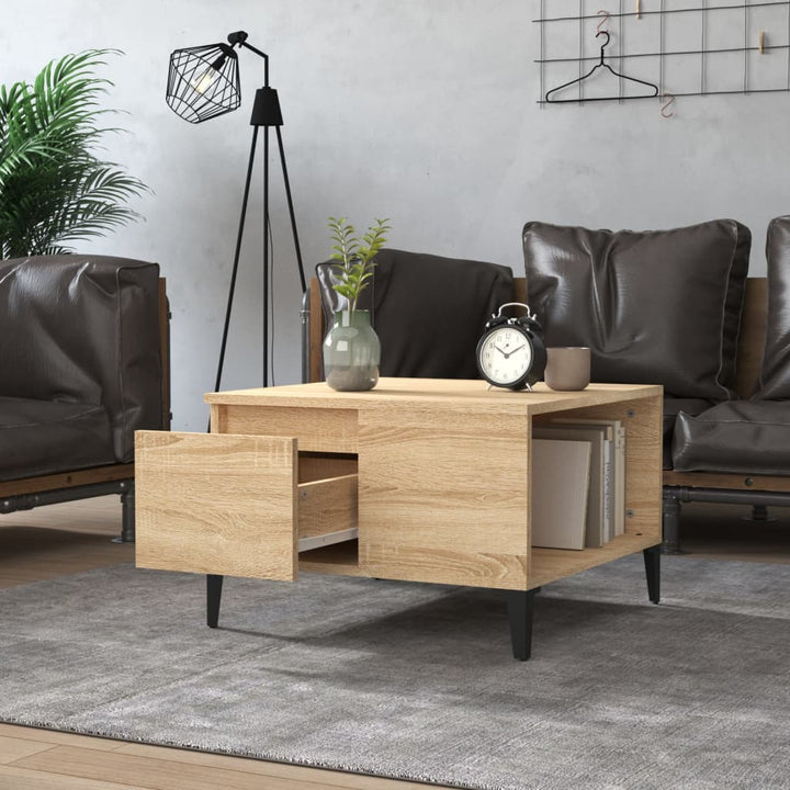 Couchtisch Sonoma-Eiche 55X55X36,5 Cm Holzwerkstoff