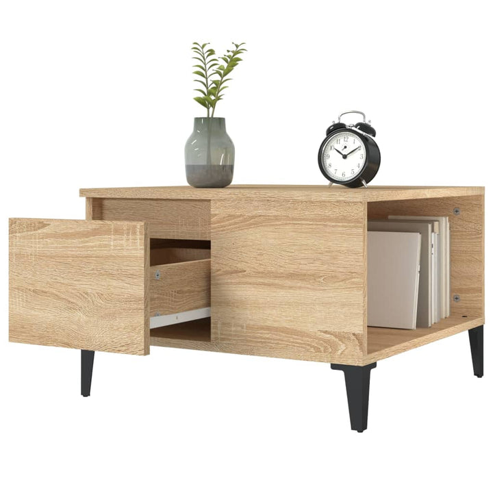 Couchtisch Sonoma-Eiche 55X55X36,5 Cm Holzwerkstoff