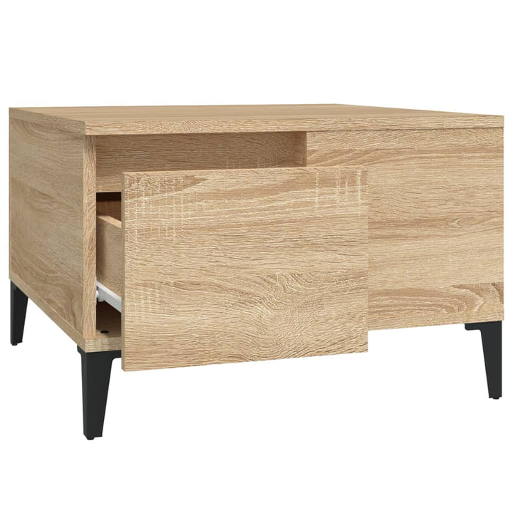 Couchtisch Sonoma-Eiche 55X55X36,5 Cm Holzwerkstoff