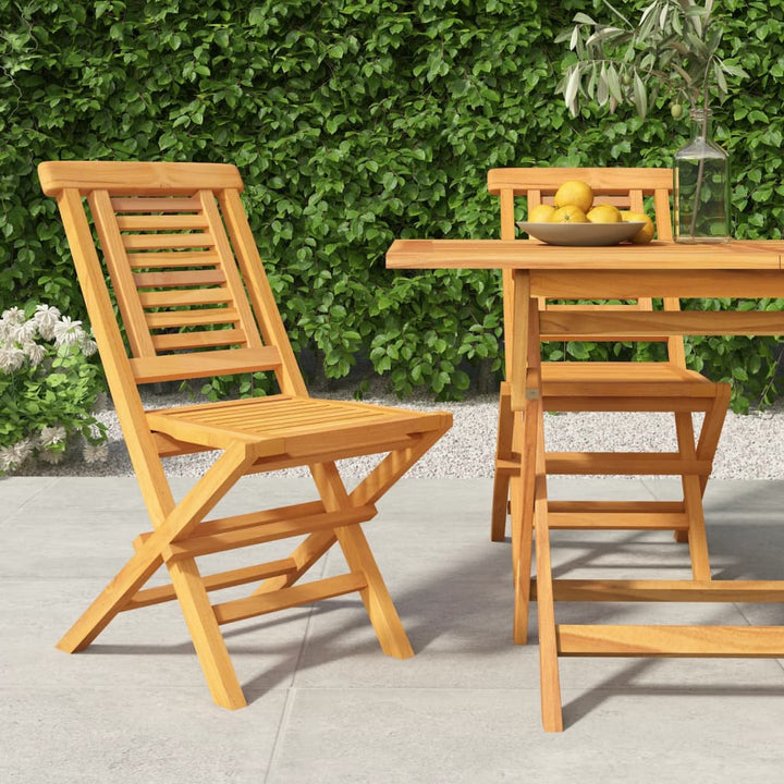 Gartenstühle 6 Stk. Klappbar 56X63X90 Cm Massivholz Teak