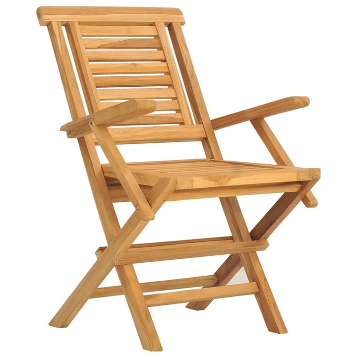 Gartenstühle 6 Stk. Klappbar 56X63X90 Cm Massivholz Teak