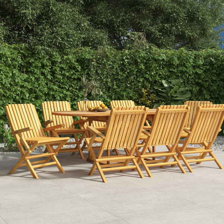 Gartenstühle 2 Stk. Klappbar 61X67X90 Cm Massivholz Teak