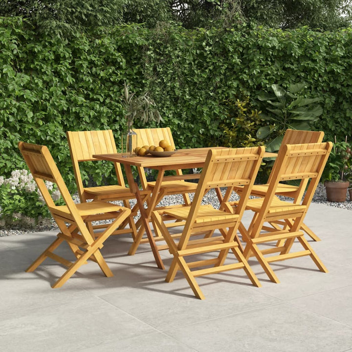 Gartenstühle 2 Stk. Klappbar 47X61X90 Cm Massivholz Teak