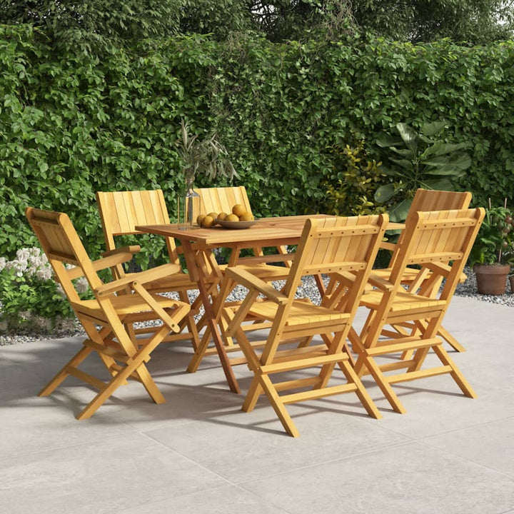 Gartenstühle 2 Stk. Klappbar 47X61X90 Cm Massivholz Teak