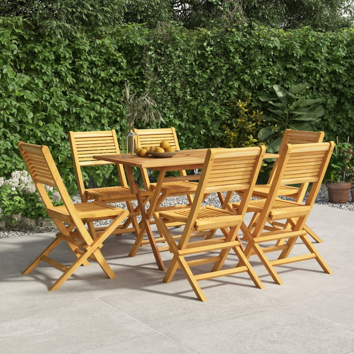 Gartenstühle 2 Stk. Klappbar 47X62X90 Cm Massivholz Teak