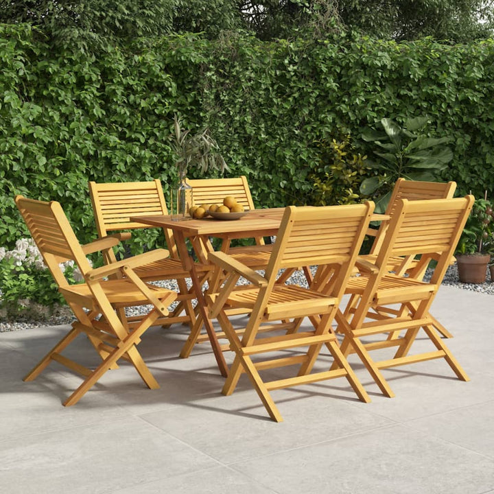 Gartenstühle 2 Stk. Klappbar 47X62X90 Cm Massivholz Teak