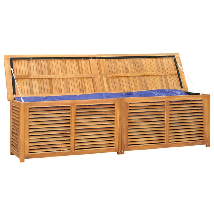 Gartenbox Mit Beutel Massivholz Teak