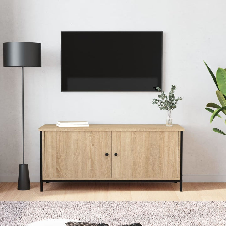 Tv-Schrank Mit Türen 60X35X45 Cm Holzwerkstoff