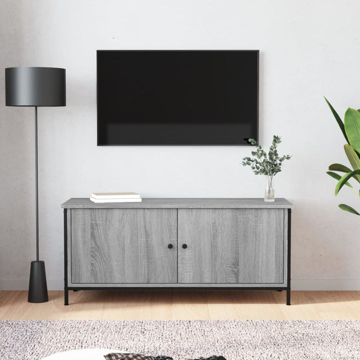 Tv-Schrank Mit Türen Sonoma-Eiche 102X35X45 Cm Holzwerkstoff