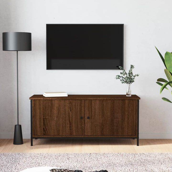 Tv-Schrank Mit Türen 60X35X45 Cm Holzwerkstoff