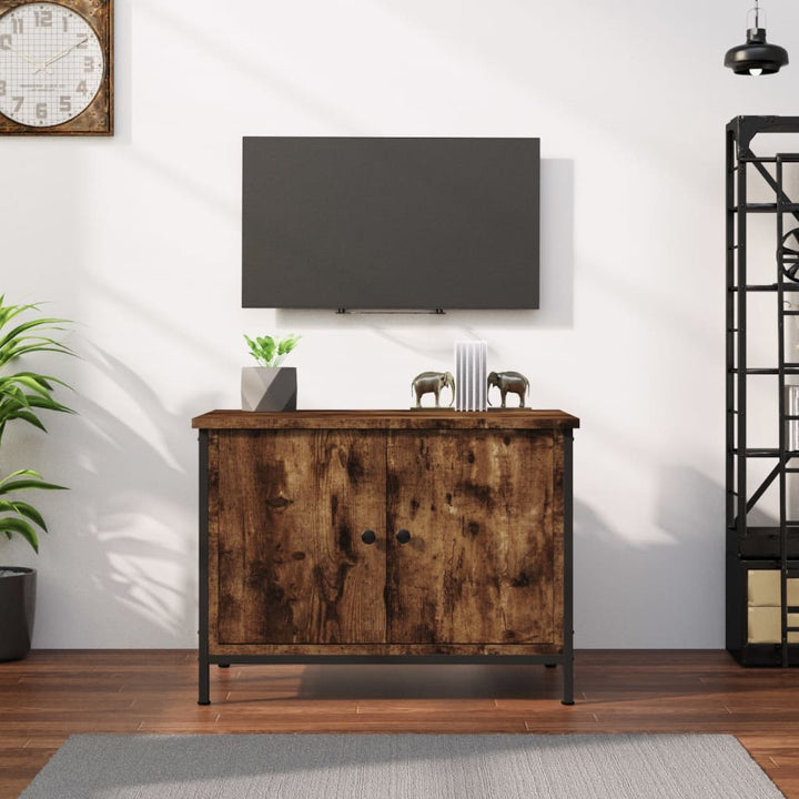 Tv-Schrank Mit Türen Sonoma-Eiche 102X35X45 Cm Holzwerkstoff