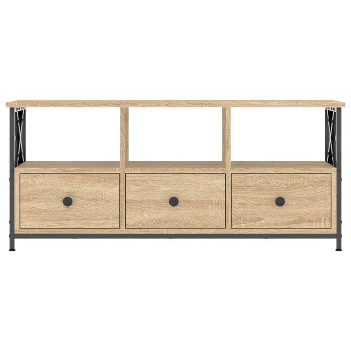 Tv-Schrank 102X33X45 Cm Holzwerkstoff & Eisen