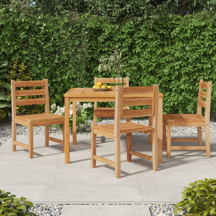 Gartenstühle 6 Stk. Massivholz Teak