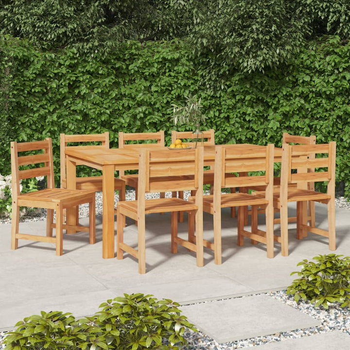 Gartenstühle 6 Stk. Massivholz Teak