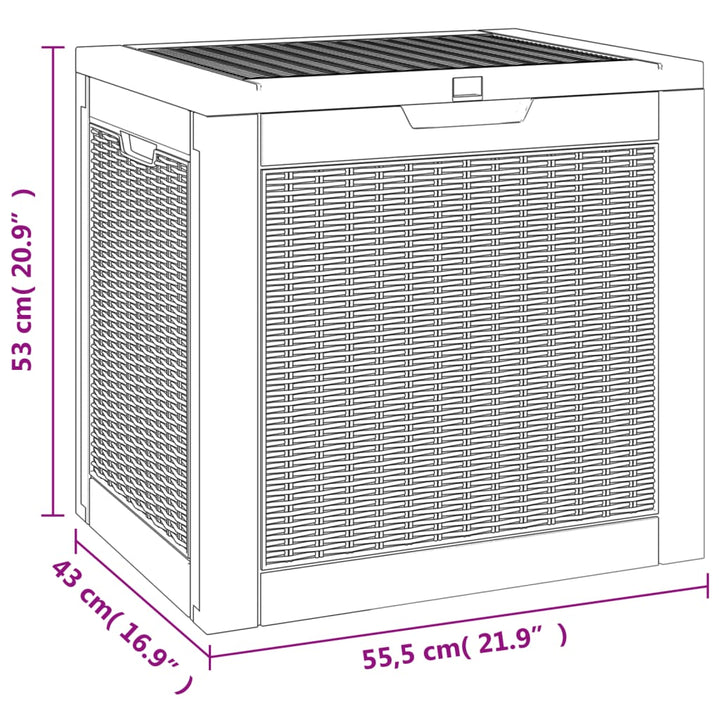 Gartenbox 55,5X43X53 Cm Polypropylen