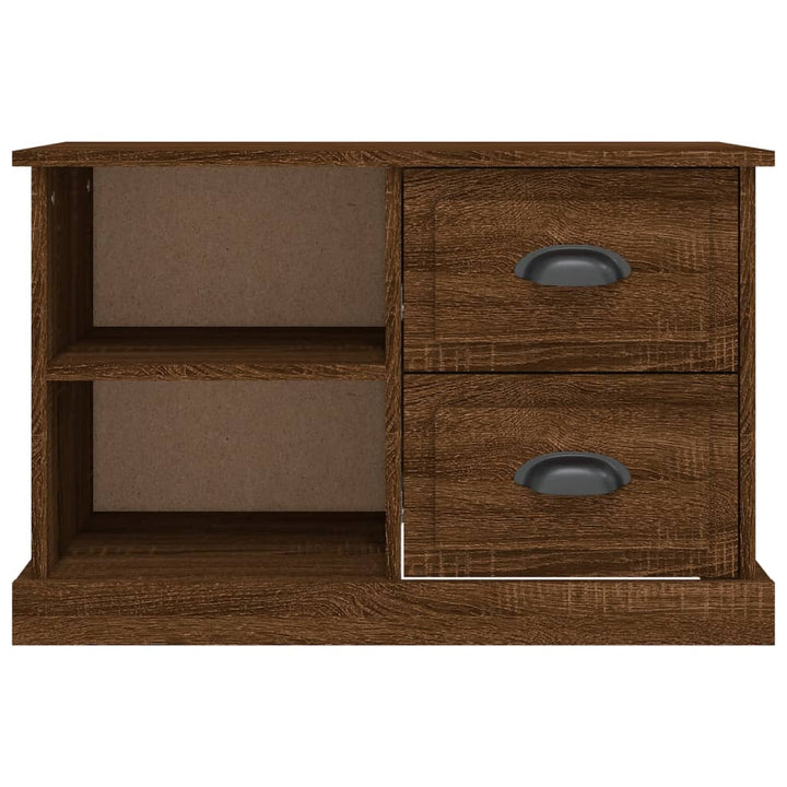 Tv-Schrank Braun Eichen-Optik 73X35,5X47,5 Cm Holzwerkstoff