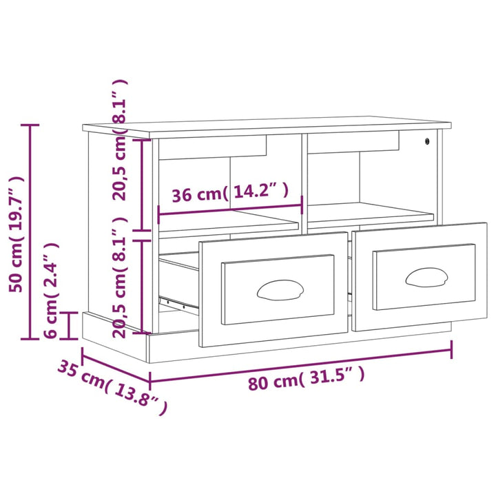 Tv-Schrank Holzwerkstoff